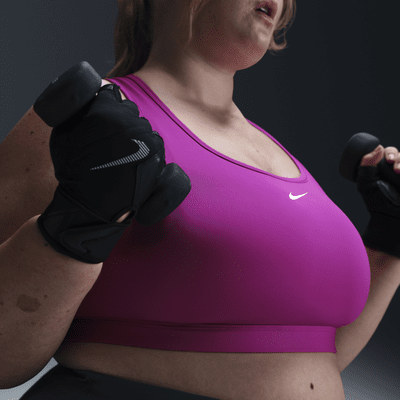 Nike Swoosh Medium Support Women's Padded Sports Bra (Plus Size)