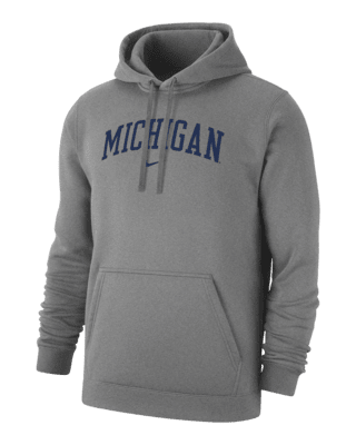 Мужское худи Michigan Club Fleece Nike College Pullover Hoodie