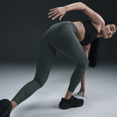 Leggings de tiro alto de 7/8 de sujeción firme con bolsillos para mujer Nike Go