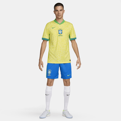 Brasilien 2024 Stadium Home Nike Dri-FIT Replica-fodboldtrøje til mænd