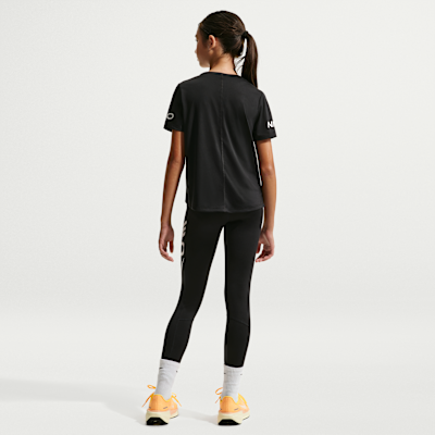 Playera de entrenamiento de manga corta Dri-FIT para niña talla grande Nike Pro