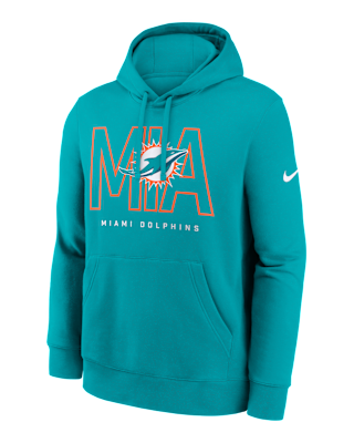 Мужское худи Miami Dolphins Busted Play Club Nike NFL Pullover Hoodie