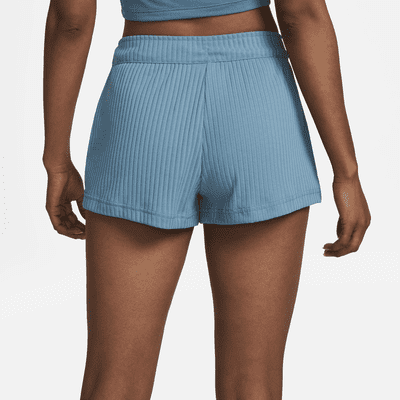 Nike Sportswear Women's High-Waisted Ribbed Jersey Shorts