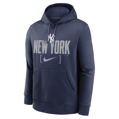 New York Yankees Club Slack Men's Nike MLB Pullover Hoodie. Nike.com