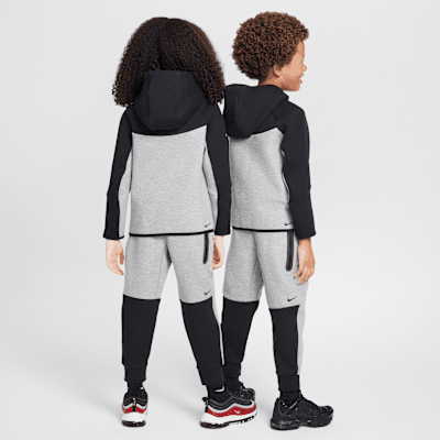 Nike Sportswear Conjunto de 2 piezas de sudadera de cierre completo Tech Fleece para niños de preescolar