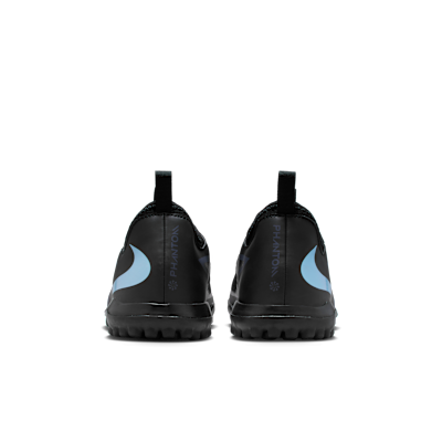 Tacos de fútbol para pasto sintético (turf) para niños grandes Nike Jr. Phantom 6 Low Academy
