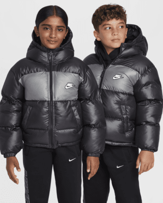 Подростковая куртка Nike Sportswear Heavyweight Synthetic Fill EasyOn Big Kids' Therma-FIT Repel Loose Hooded