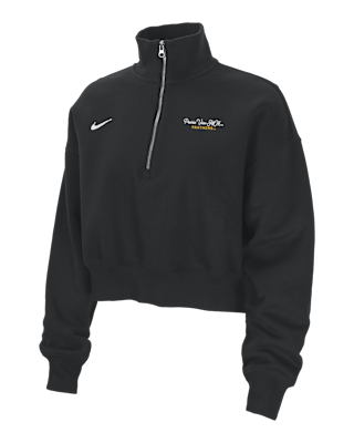 Женские  Nike College Phoenix Fleece (Prairie View A&M University) Cropped 1/4-Zip Pullover