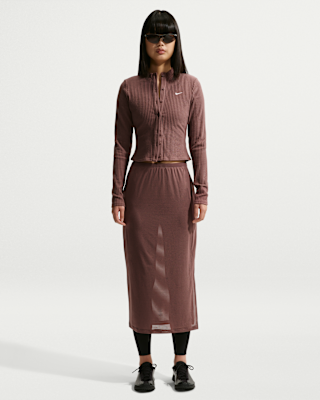 Женская юбка Nike Sportswear Slim Sheer Midi Skirt