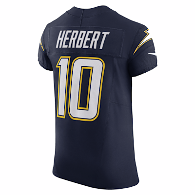 Jersey Nike Dri-FIT de la NFL Elite para hombre Justin Herbert Los Angeles Chargers