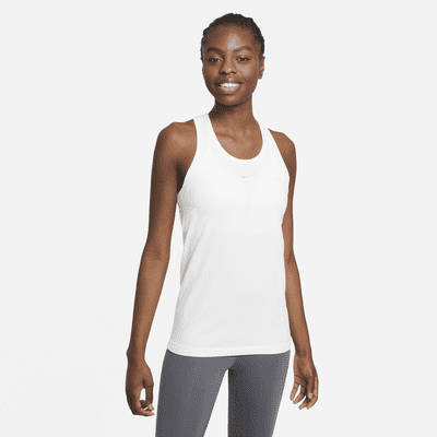 nike dri fit tank top white