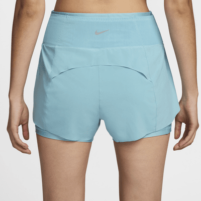 Nike Dri-FIT Swift 女款中腰 3" 二合一跑步口袋短褲