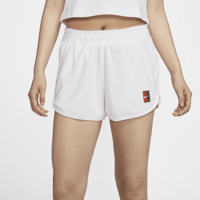 NikeCourt Heritage Women's Mid-Rise French Terry Tennis Shorts