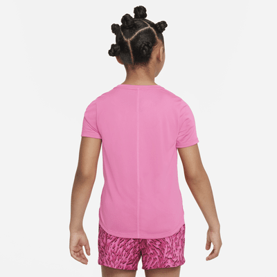 Nike One Big Kids' (Girls') Short-Sleeve Training Top