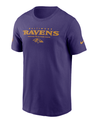 Мужская футболка Baltimore Ravens Sideline Team Issue Nike Dri-FIT NFL