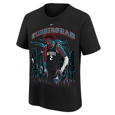Cade Cunningham Detroit Pistons City Edition Big Kids' Nike NBA T-Shirt