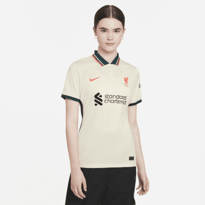 دبابات Liverpool F.C. 2021/22 Stadium Away Women's Nike Dri-FIT Football Shirt دبابات