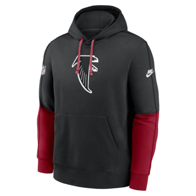 Sudadera con gorro sin cierre Nike de la NFL para hombre Atlanta Falcons Logo Team Issue Club