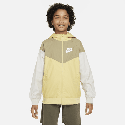 Nike Sportswear Windrunner Big Kids' (Boys') Loose Hip-Length Hooded Jacket