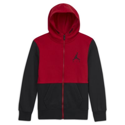 red and black jordan sweater