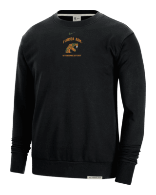 Мужской свитшот FAMU Standard Issue Nike College Fleece Crew-Neck