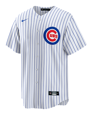Мужские джерси Nico Hoerner Chicago Cubs Nike MLB Replica Jersey