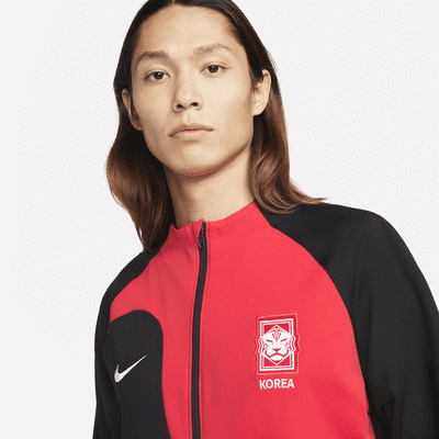 Korea Academy Pro Men's Full-Zip Knit Football Jacket. Nike RO