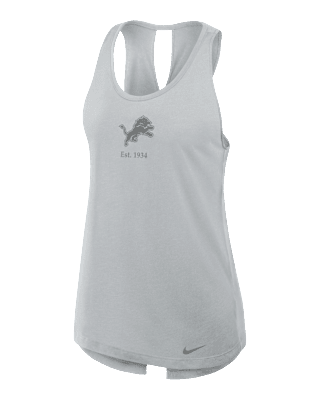Женские  Detroit Lions Established Nike Dri-FIT NFL Tank Top