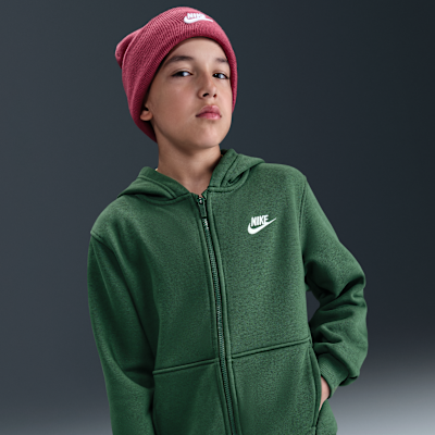 Nike Sportswear Club Fleece Big Kids' Full-Zip Hoodie