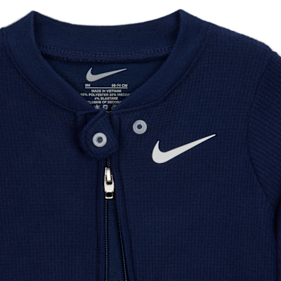 Nike Baby Viscose Waffle Knit Footed Coverall