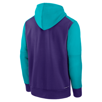 Sudadera con gorro sin cierre Nike Therma de la MLB para hombre Arizona Diamondbacks Authentic Collection City Connect