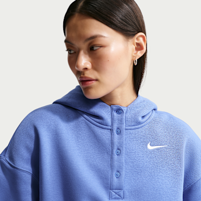 Nike Sportswear Phoenix Fleece Women's Oversized Cropped Henley Hoodie
