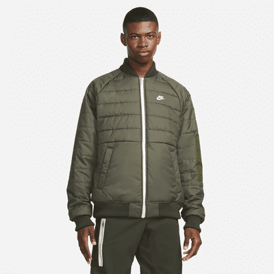 Chamarra tipo bomber reversible para hombre Nike Sportswear Therma-FIT Legacy