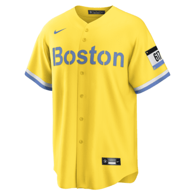 Jersey de béisbol replica para hombre MLB City Connect de los Boston Red Sox (David Ortiz)