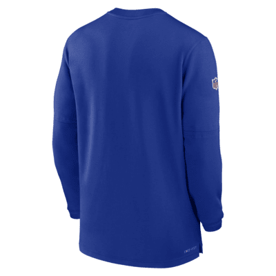 Buffalo Bills Sideline Men’s Nike Dri-FIT NFL 1/2-Zip Long-Sleeve Top ...
