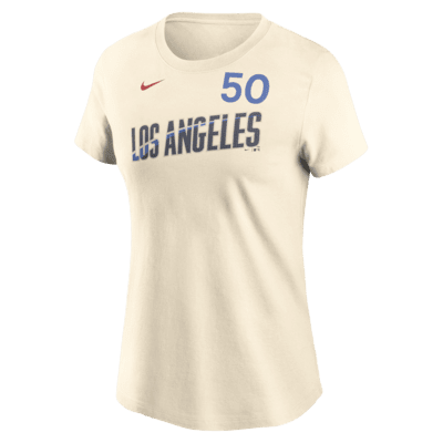 Женская футболка Mookie Betts Los Angeles Dodgers City Connect Fuse