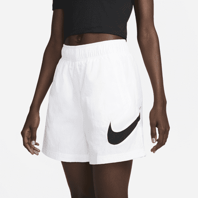 Shorts de tiro alto de tejido Woven para mujer Nike Sportswear Essential