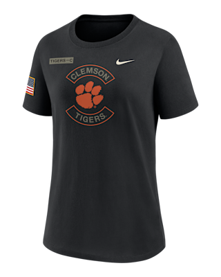 Женская футболка Clemson Military Appreciation Nike Dri-FIT College
