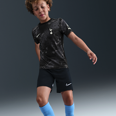 Camisola de futebol de manga curta do equipamento de aquecimento Nike Dri-FIT do equipamento alternativo Academy Pro Tottenham Hotspur Júnior