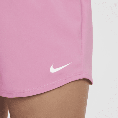 Nike One Big Kids' (Girls') Dri-FIT High-Waisted Woven Training Shorts