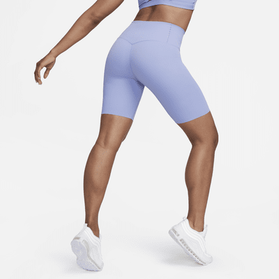 Shorts de ciclista de cintura alta de 20 cm con soporte suave para mujer Nike Zenvy