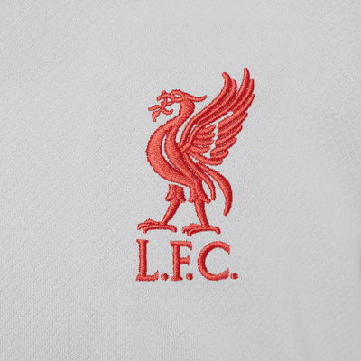 Maglia a manica corta Nike Football Dri-FIT Liverpool FC Strike per ragazzo/a – Terza