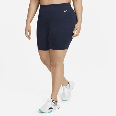 white plus size nike shorts