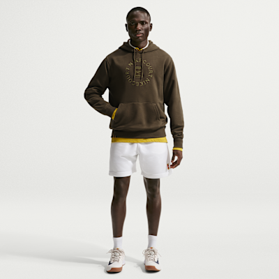 Męska bluza z kapturem do tenisa z dzianiny dresowej Dri-FIT NikeCourt Heritage