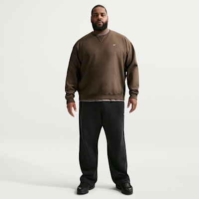 Sudadera de cuello redondo de tejido Fleece para hombre Nike Solo Swoosh