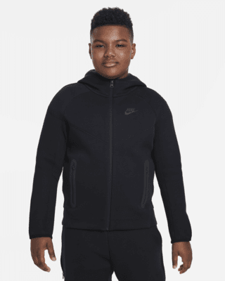 Подростковое худи Nike Sportswear Tech Fleece Big Kids' (Boys') Full-Zip Hoodie (Extended Size)