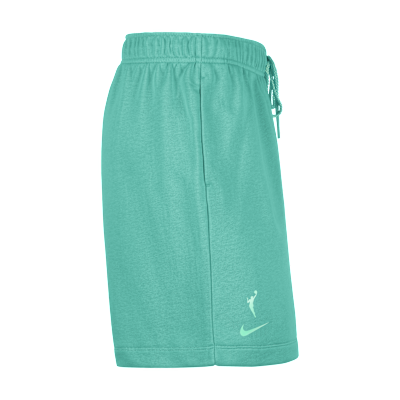 Shorts Nike de tejido Fleece de la WNBA de 15 cm para mujer New York Liberty