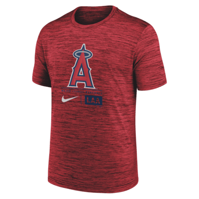 Los Angeles Angels Large Logo Velocity Men's Nike MLB T-Shirt