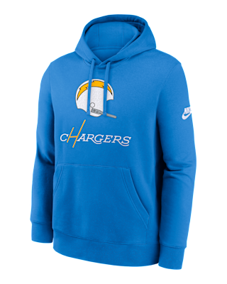 Мужское худи Los Angeles Chargers Best Season Rewind Club Nike NFL Pullover Hoodie