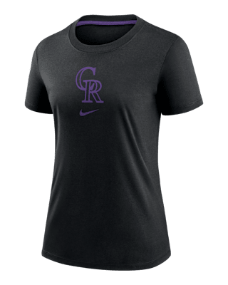 Женская футболка Colorado Rockies Authentic Collection Early Work Nike MLB